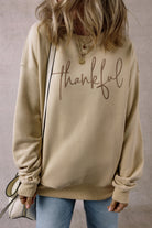 Thankful POCKET Embroidered Sweatshirt-Sweatshirt-Krush Kandy, Women's Online Fashion Boutique Located in Phoenix, Arizona (Scottsdale Area)