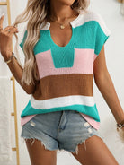 Color Block Knit Top-Krush Kandy, Women's Online Fashion Boutique Located in Phoenix, Arizona (Scottsdale Area)