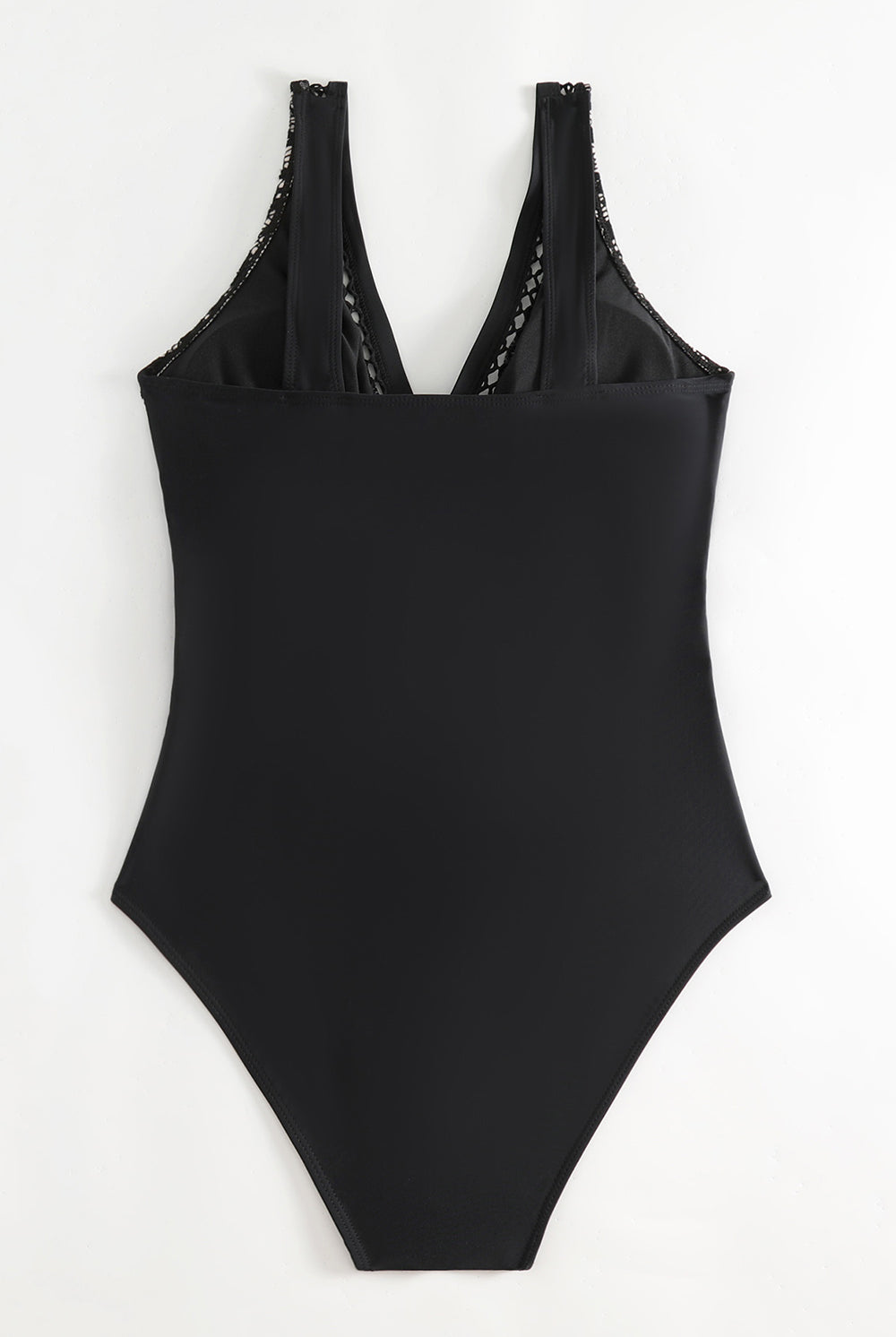 Lace V-Neck Sleeveless One-Piece Swimwear | S-XL-Swimwear-Krush Kandy, Women's Online Fashion Boutique Located in Phoenix, Arizona (Scottsdale Area)