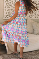 Daisy Dream Tiered Midi Dress-Dresses-Krush Kandy, Women's Online Fashion Boutique Located in Phoenix, Arizona (Scottsdale Area)