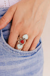 Opal Heart Stone Crawler-Crawler Rings-Krush Kandy, Women's Online Fashion Boutique Located in Phoenix, Arizona (Scottsdale Area)
