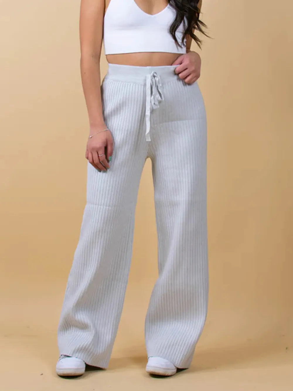 Ribbed Wide Leg Sweater Pants-pants-Krush Kandy, Women's Online Fashion Boutique Located in Phoenix, Arizona (Scottsdale Area)