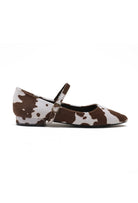Cow Print Mary Jane Flats-Shoes-Krush Kandy, Women's Online Fashion Boutique Located in Phoenix, Arizona (Scottsdale Area)