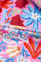 Floral Puff Sleeve Button-Up Top-Tops-Krush Kandy, Women's Online Fashion Boutique Located in Phoenix, Arizona (Scottsdale Area)