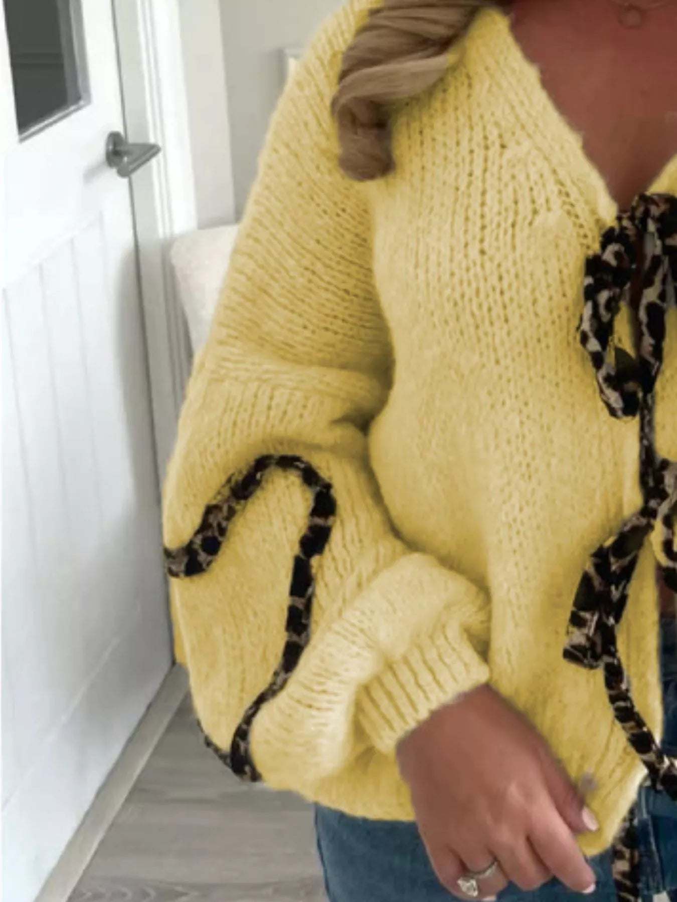 Tie Front Long Sleeve Sweater-Krush Kandy, Women's Online Fashion Boutique Located in Phoenix, Arizona (Scottsdale Area)