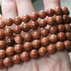 8mm Goldstone Beaded Stretch Bracelet-Beaded Bracelets-Krush Kandy, Women's Online Fashion Boutique Located in Phoenix, Arizona (Scottsdale Area)