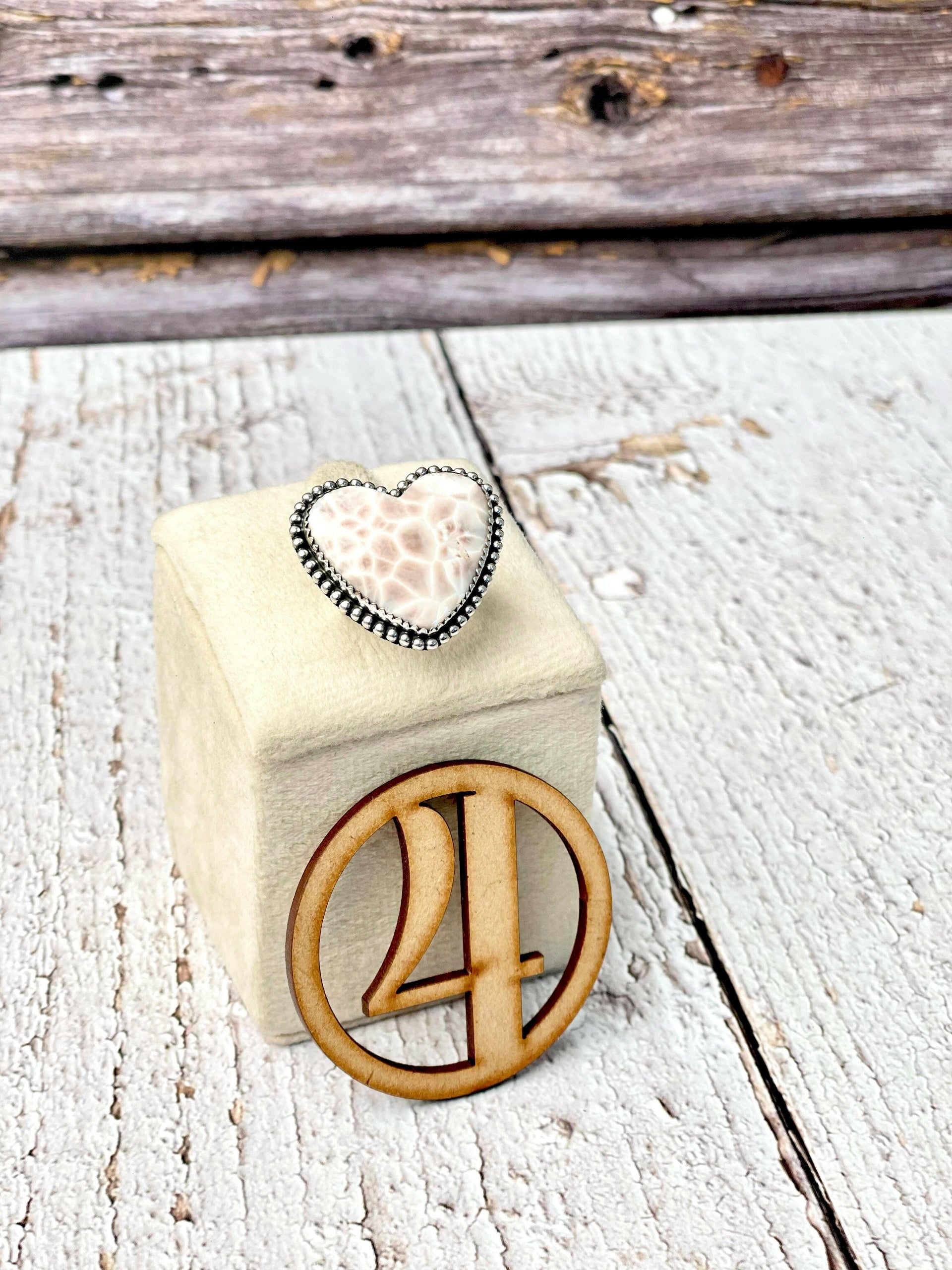 One Of A Kind Pink Larimar Slab Rings-Ring Sizers-Krush Kandy, Women's Online Fashion Boutique Located in Phoenix, Arizona (Scottsdale Area)