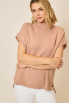 Sleeveless Knit Sweater Vest-Sweaters-Krush Kandy, Women's Online Fashion Boutique Located in Phoenix, Arizona (Scottsdale Area)