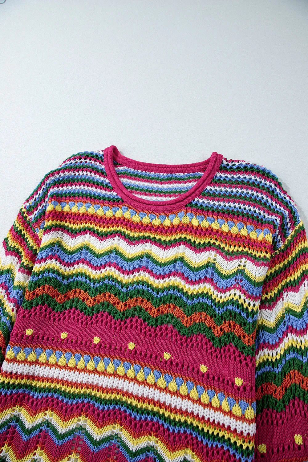Sunburst Stitches Knit Sweater-Sweaters-Krush Kandy, Women's Online Fashion Boutique Located in Phoenix, Arizona (Scottsdale Area)