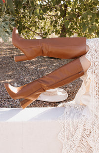 POINTED TOE HEELED BOOTS