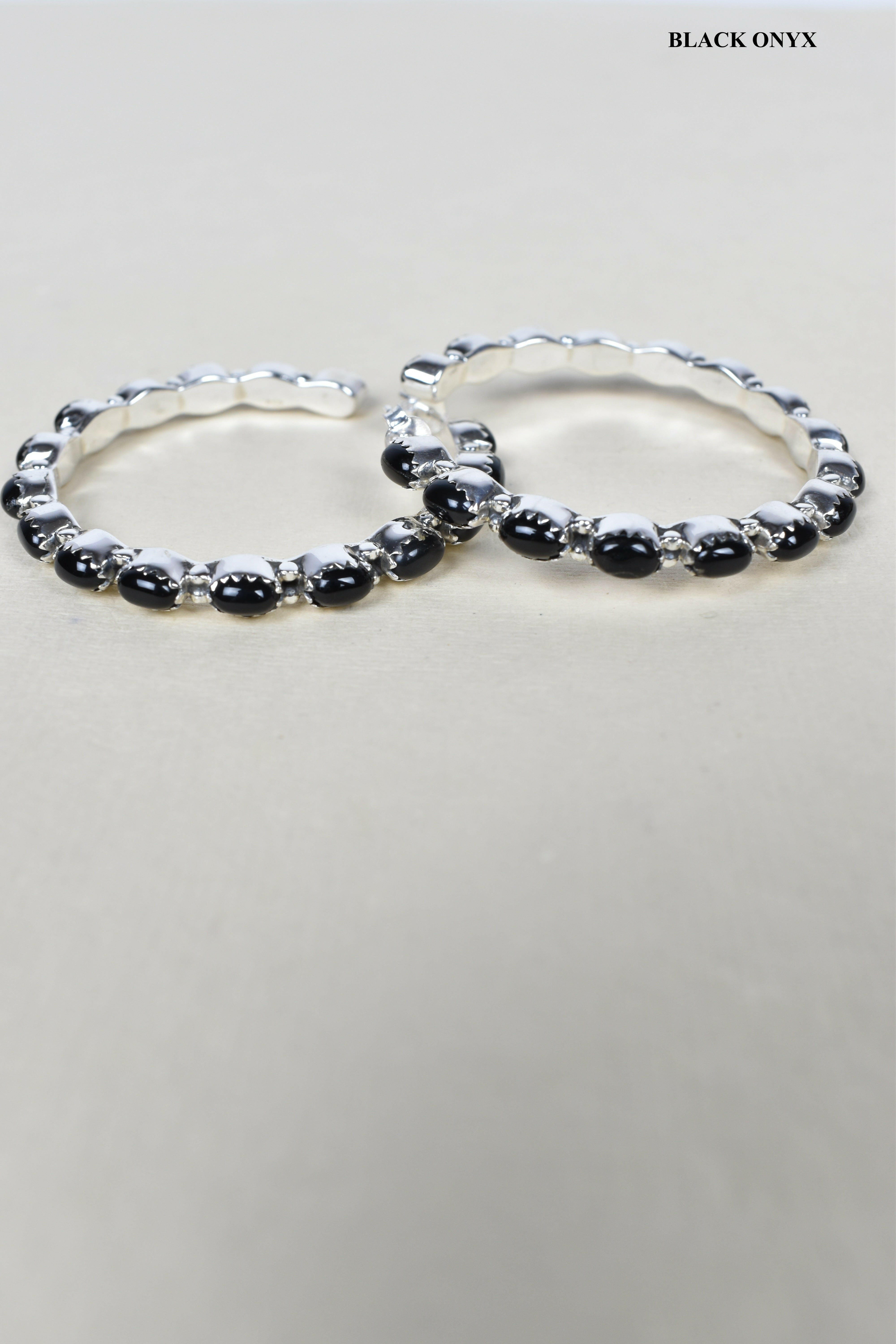 Tiffany Sterling Silver Hoop Earrings | PREORDER NOW OPEN-Hoop Earrings-Krush Kandy, Women's Online Fashion Boutique Located in Phoenix, Arizona (Scottsdale Area)
