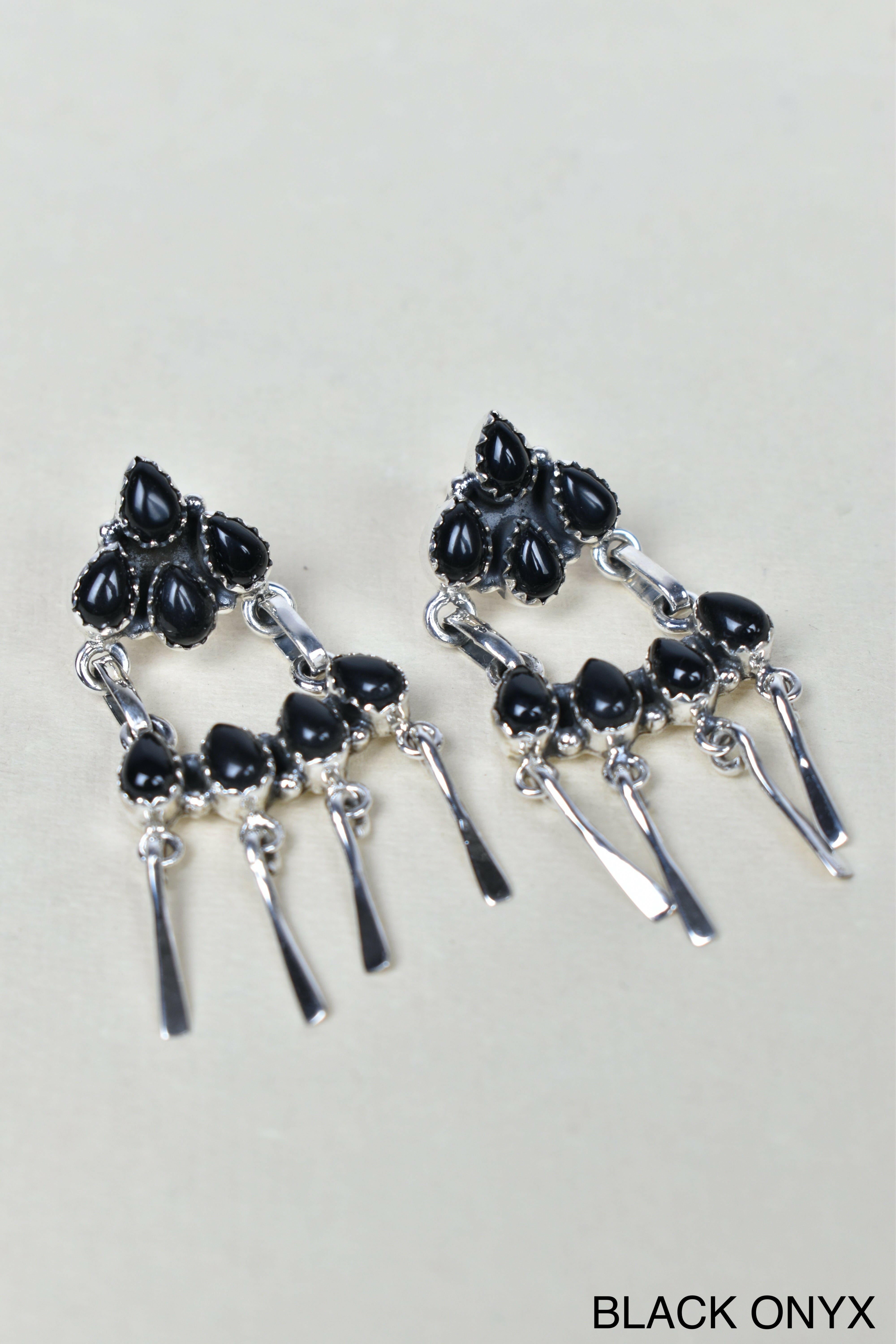 Tickle Me Pretty Sterling Silver Earrings-Drop Earrings-Krush Kandy, Women's Online Fashion Boutique Located in Phoenix, Arizona (Scottsdale Area)