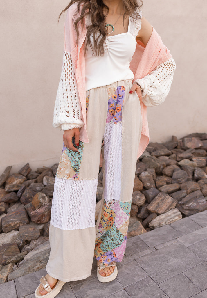 充実の品 Boho Bliss Patchwork Pants – Krush Kandy パンツ