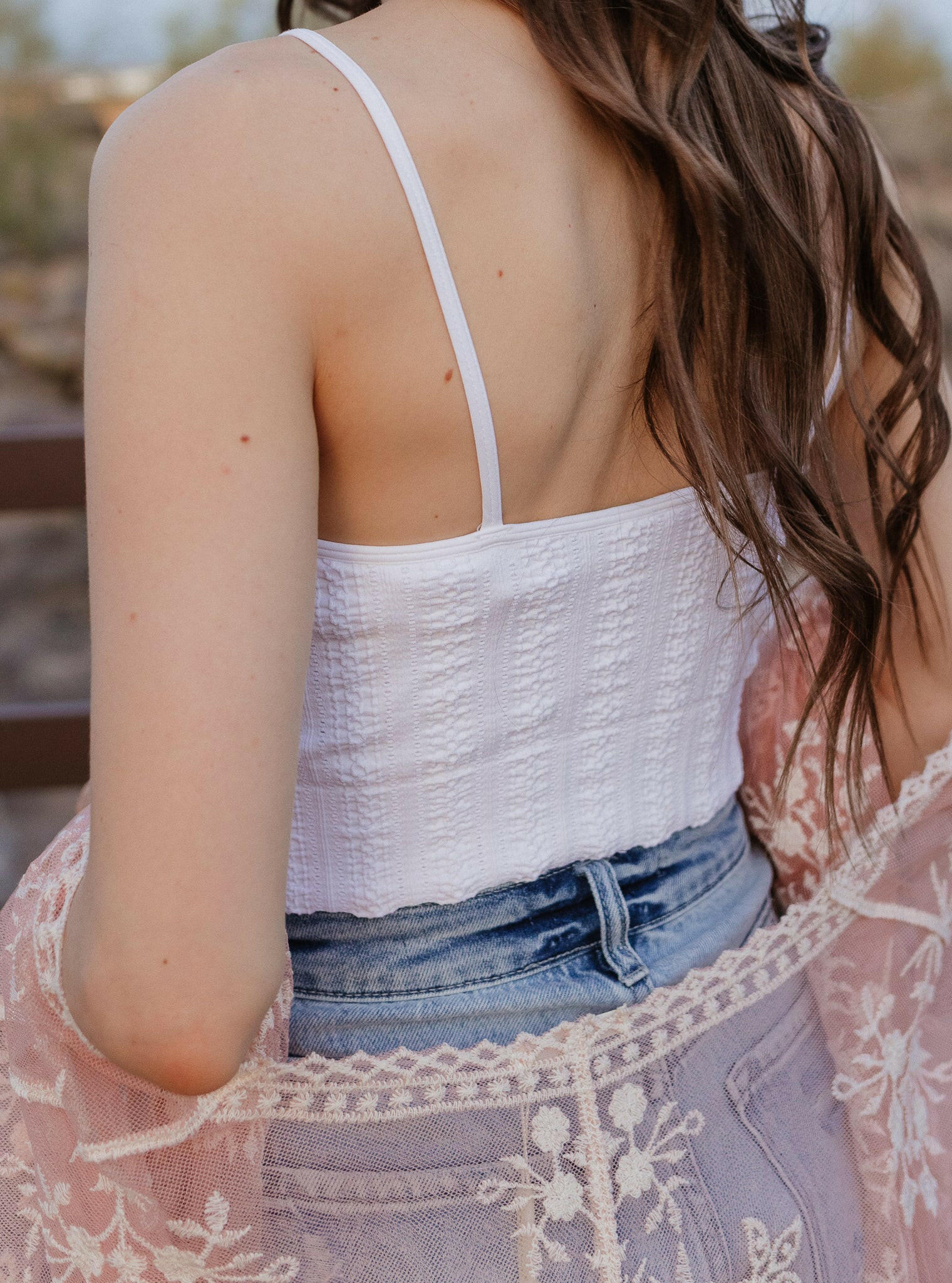 Lace Textured Bralette-Tanks-Krush Kandy, Women's Online Fashion Boutique Located in Phoenix, Arizona (Scottsdale Area)