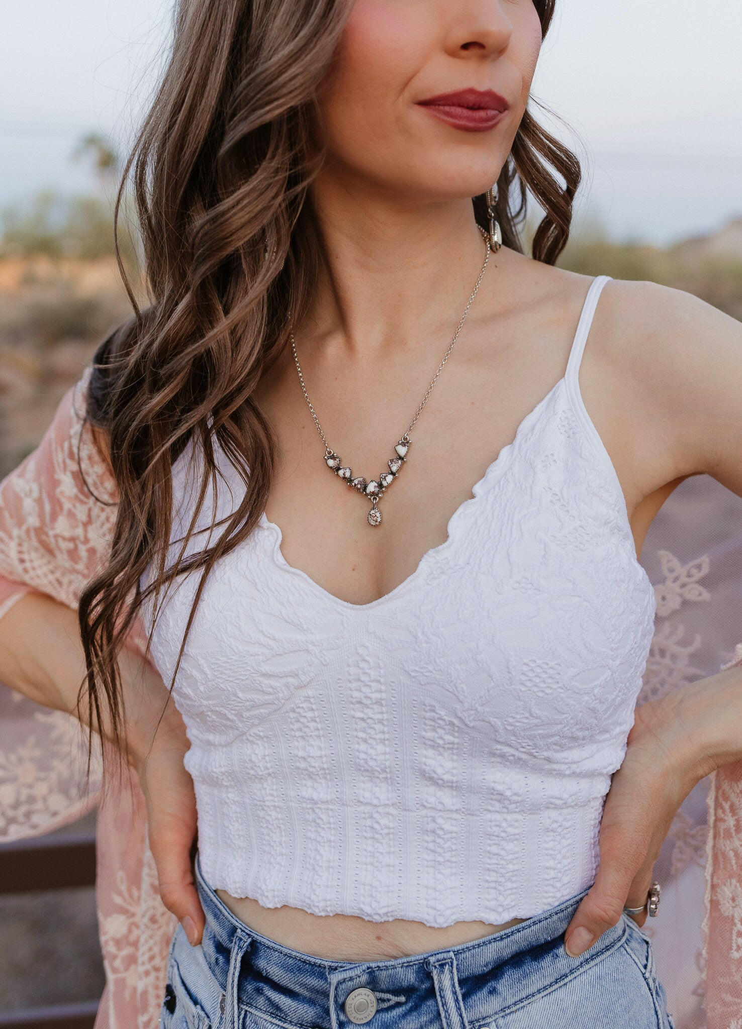Lace Textured Bralette-Tanks-Krush Kandy, Women's Online Fashion Boutique Located in Phoenix, Arizona (Scottsdale Area)