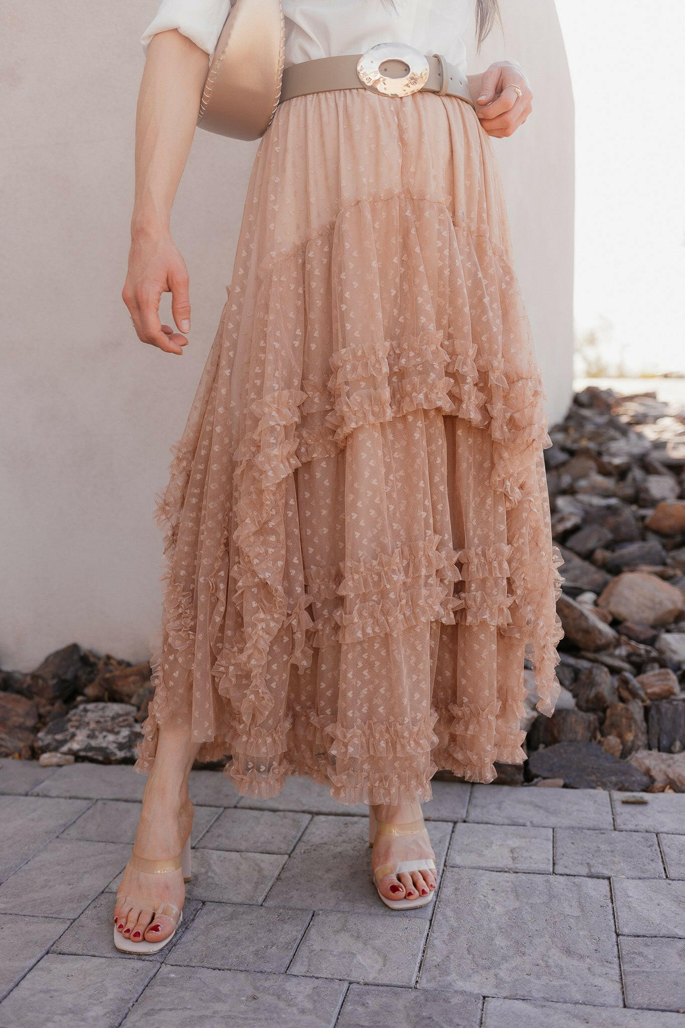 Lace Layers & Chic Dreams Ruffle Tulle Maxi Skirt-Skirts-Krush Kandy, Women's Online Fashion Boutique Located in Phoenix, Arizona (Scottsdale Area)