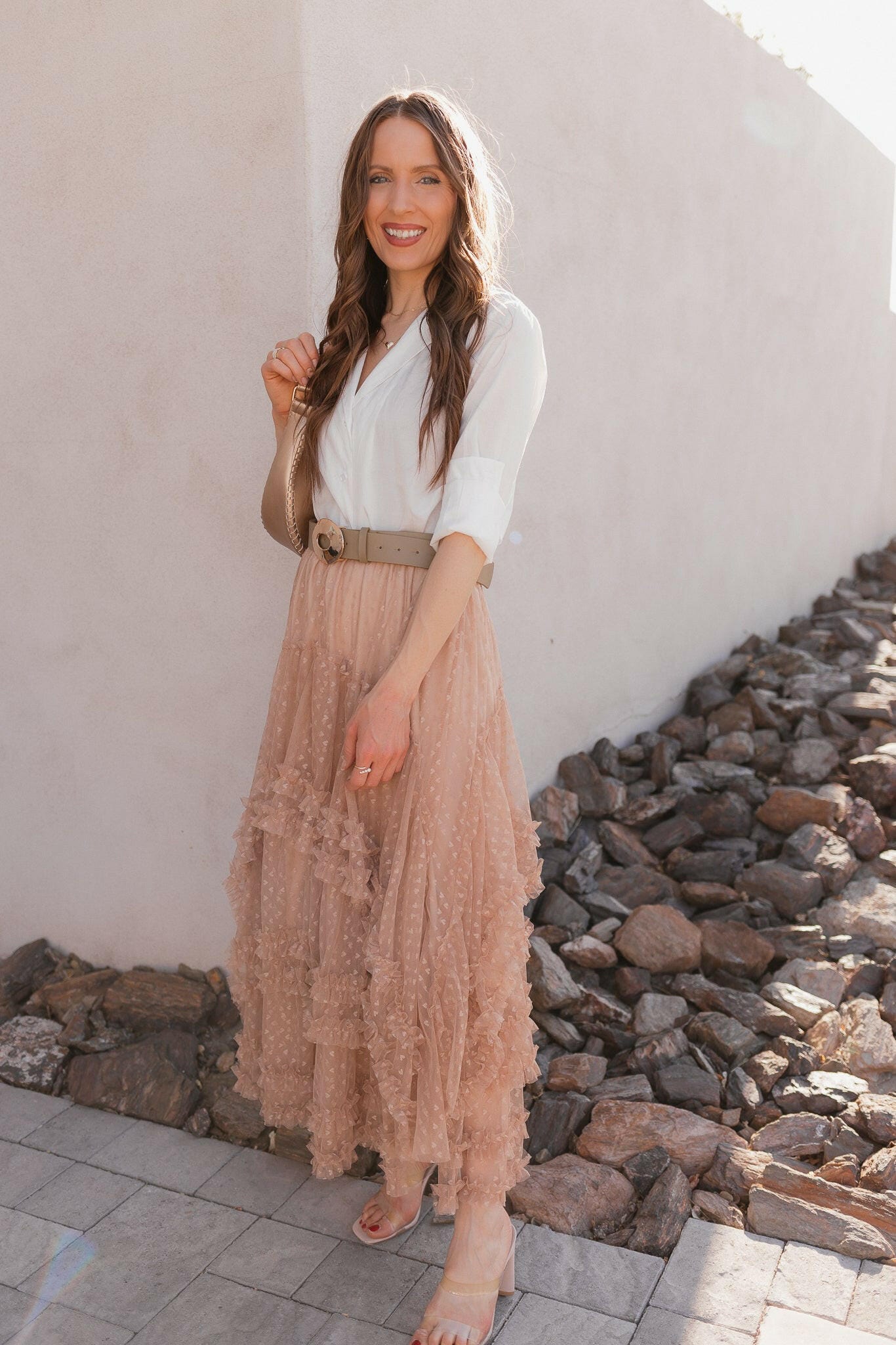 Lace Layers & Chic Dreams Ruffle Tulle Maxi Skirt-Skirts-Krush Kandy, Women's Online Fashion Boutique Located in Phoenix, Arizona (Scottsdale Area)