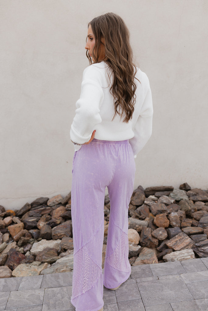 Palomino Sky Boho Lace Wide-Leg Pants – Krush Kandy
