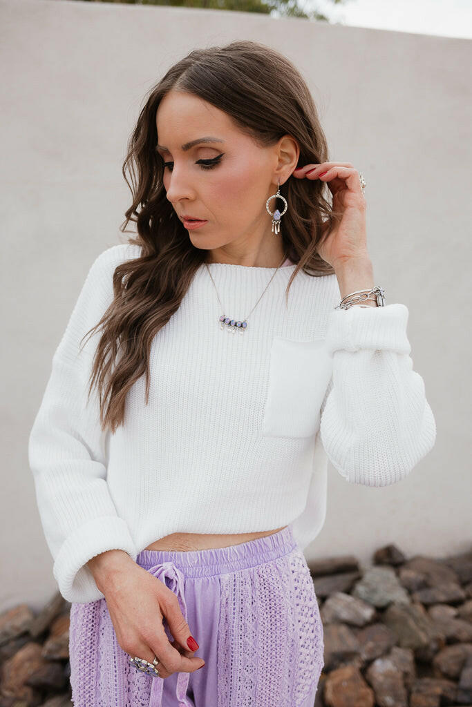 Sunny Stamped Stone Fringe Earrings PREORDER-Drop Earrings-Krush Kandy, Women's Online Fashion Boutique Located in Phoenix, Arizona (Scottsdale Area)