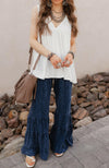 Rambling Rose Mineral Wash Flare LoungePants-Pants-Krush Kandy, Women's Online Fashion Boutique Located in Phoenix, Arizona (Scottsdale Area)
