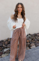 Desert Daze Mineral-Wash Wide-Leg Pants-Bottoms-Krush Kandy, Women's Online Fashion Boutique Located in Phoenix, Arizona (Scottsdale Area)