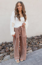 Desert Daze Mineral-Wash Wide-Leg Pants-Bottoms-Krush Kandy, Women's Online Fashion Boutique Located in Phoenix, Arizona (Scottsdale Area)