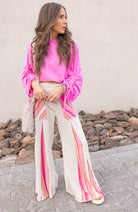 Boho Breeze Striped Wide-Leg Pants-Bottoms-Krush Kandy, Women's Online Fashion Boutique Located in Phoenix, Arizona (Scottsdale Area)