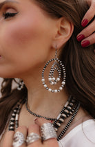 Free Spirit Triple Layer Desert Pearl Hoop Earrings-Hoop Earrings-Krush Kandy, Women's Online Fashion Boutique Located in Phoenix, Arizona (Scottsdale Area)