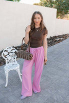 Cozy Wide Leg Pants-Pants-Krush Kandy, Women's Online Fashion Boutique Located in Phoenix, Arizona (Scottsdale Area)
