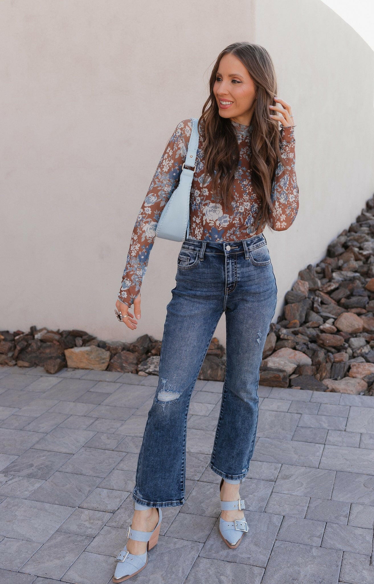 Aria Whipstitch Crescent Shoulder Bag-handbags-Krush Kandy, Women's Online Fashion Boutique Located in Phoenix, Arizona (Scottsdale Area)