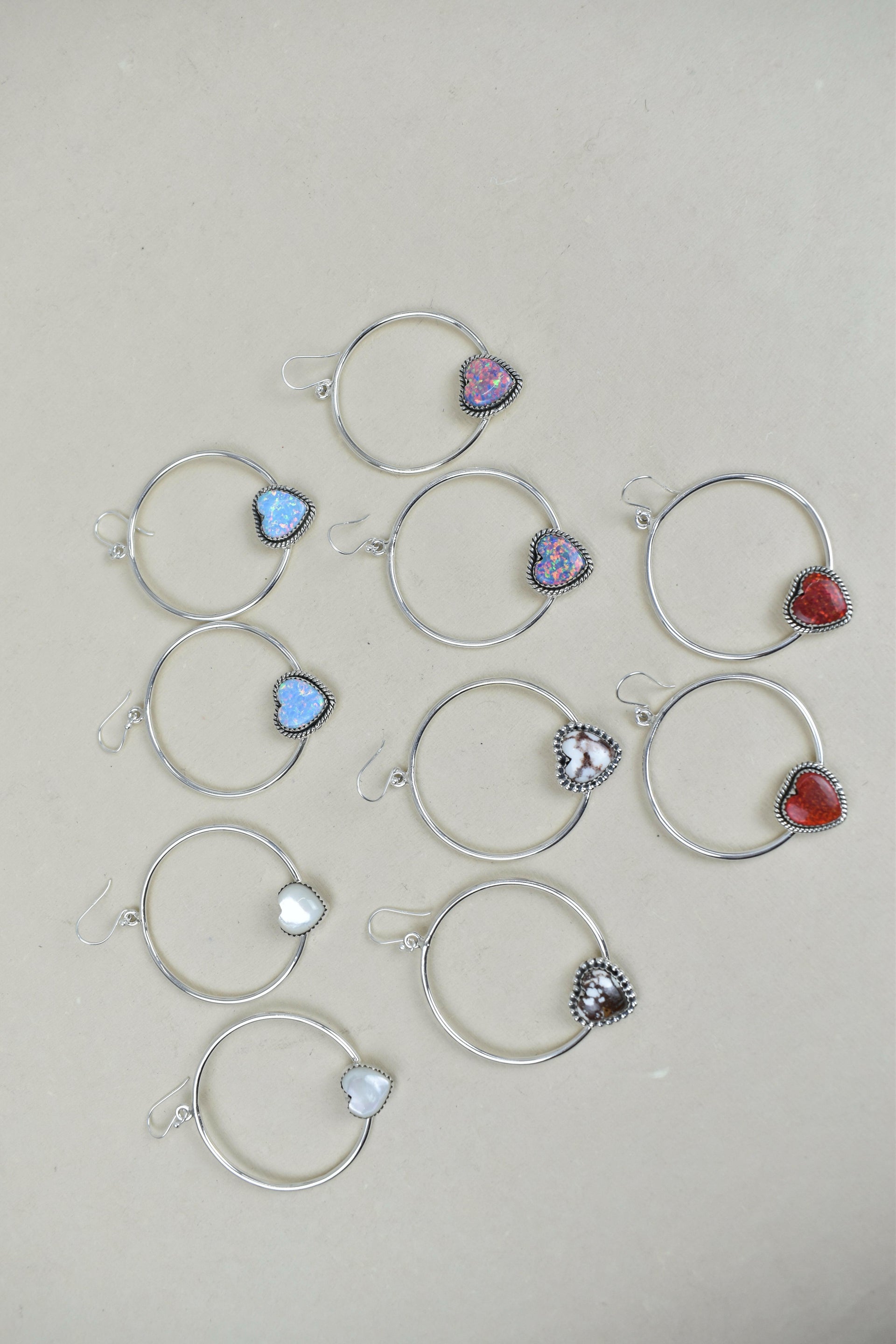 Heartfelt Hoop Earrings-Hoop Earrings-Krush Kandy, Women's Online Fashion Boutique Located in Phoenix, Arizona (Scottsdale Area)