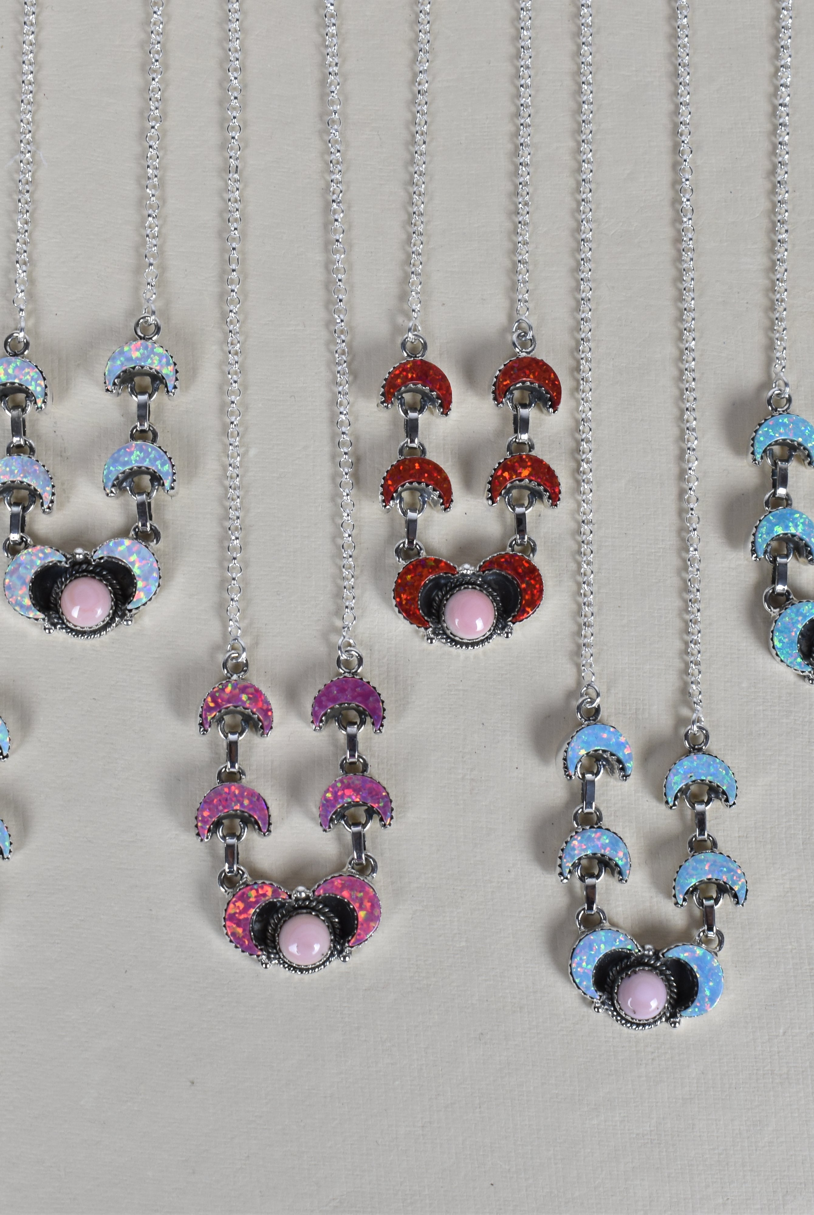 Lunar Crescent Necklace-Necklaces-Krush Kandy, Women's Online Fashion Boutique Located in Phoenix, Arizona (Scottsdale Area)
