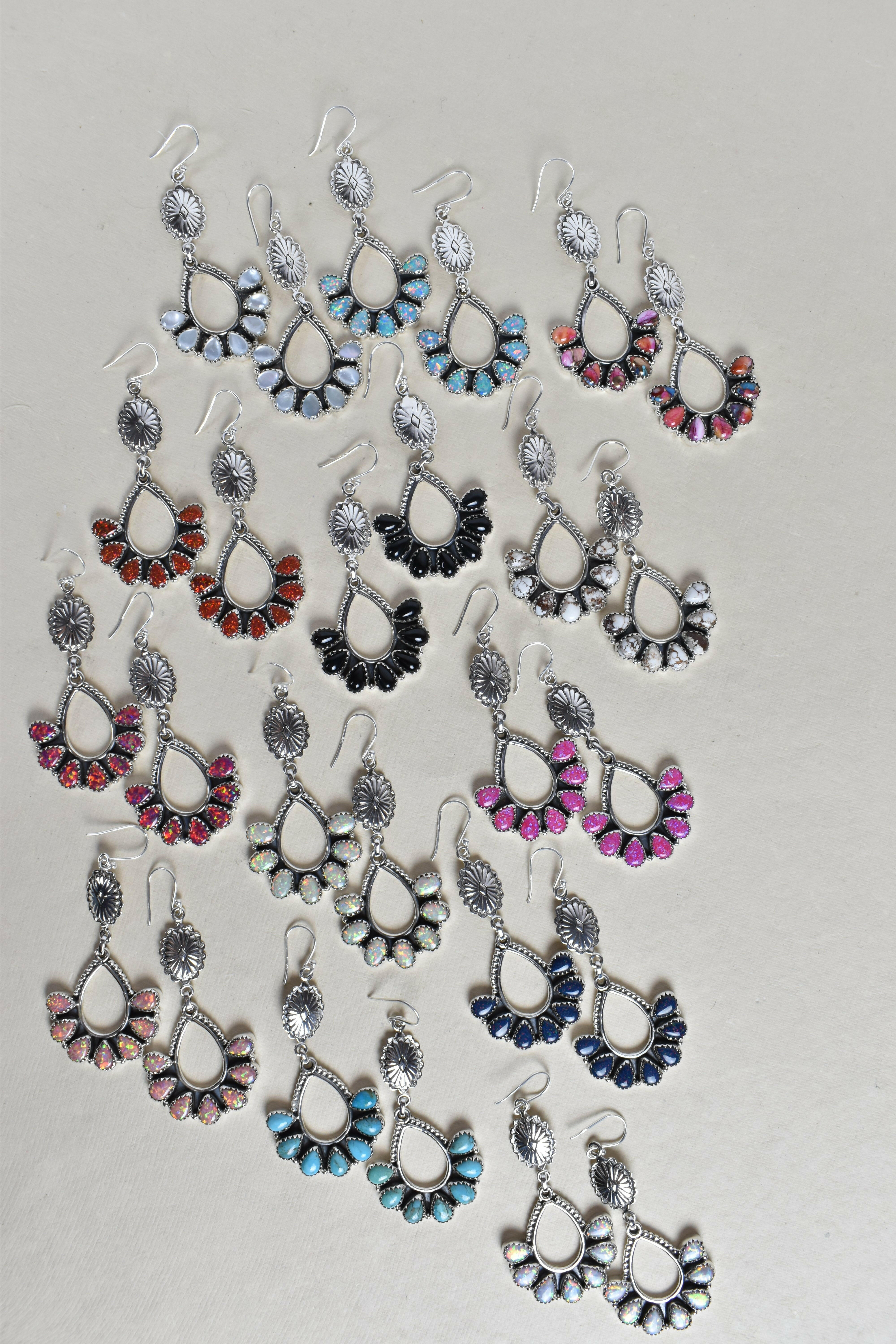 Concho Brielle Earring-Drop Earrings-Krush Kandy, Women's Online Fashion Boutique Located in Phoenix, Arizona (Scottsdale Area)