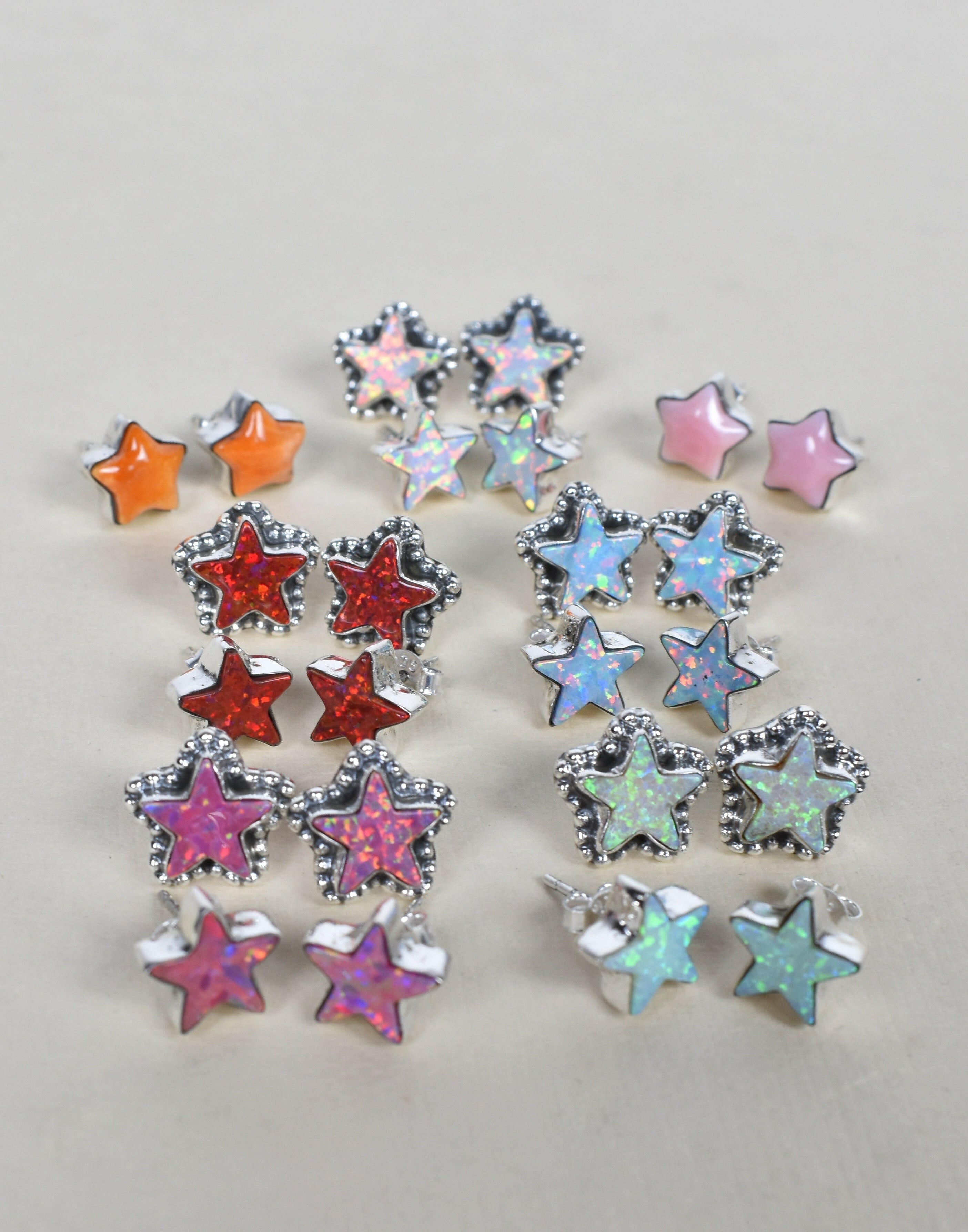 Shine Single Stone Star Stud Earring-Stud Earrings-Krush Kandy, Women's Online Fashion Boutique Located in Phoenix, Arizona (Scottsdale Area)