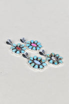 Turquoise Halo Delight Pendant-Necklaces-Krush Kandy, Women's Online Fashion Boutique Located in Phoenix, Arizona (Scottsdale Area)