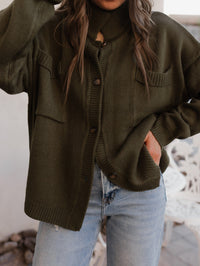 Softbound Button Pocket Cardigan Sweater