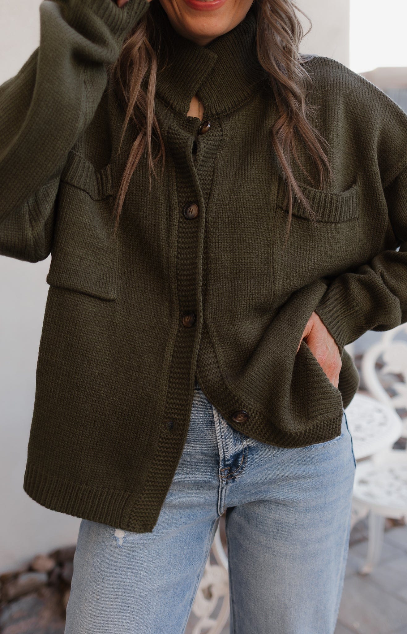 Softbound Button Pocket Cardigan Sweater-Tops-Krush Kandy, Women's Online Fashion Boutique Located in Phoenix, Arizona (Scottsdale Area)