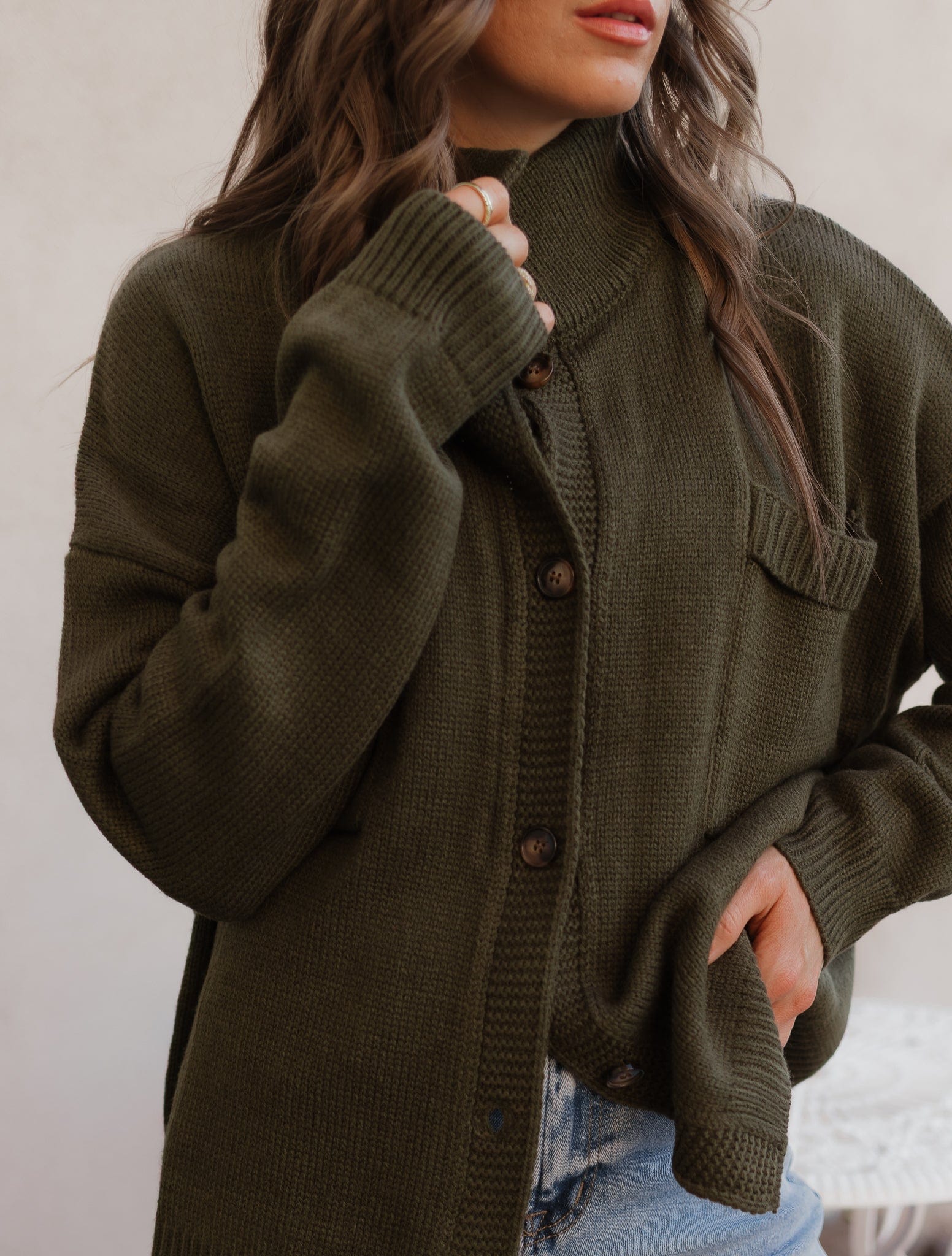 Softbound Button Pocket Cardigan Sweater-Tops-Krush Kandy, Women's Online Fashion Boutique Located in Phoenix, Arizona (Scottsdale Area)