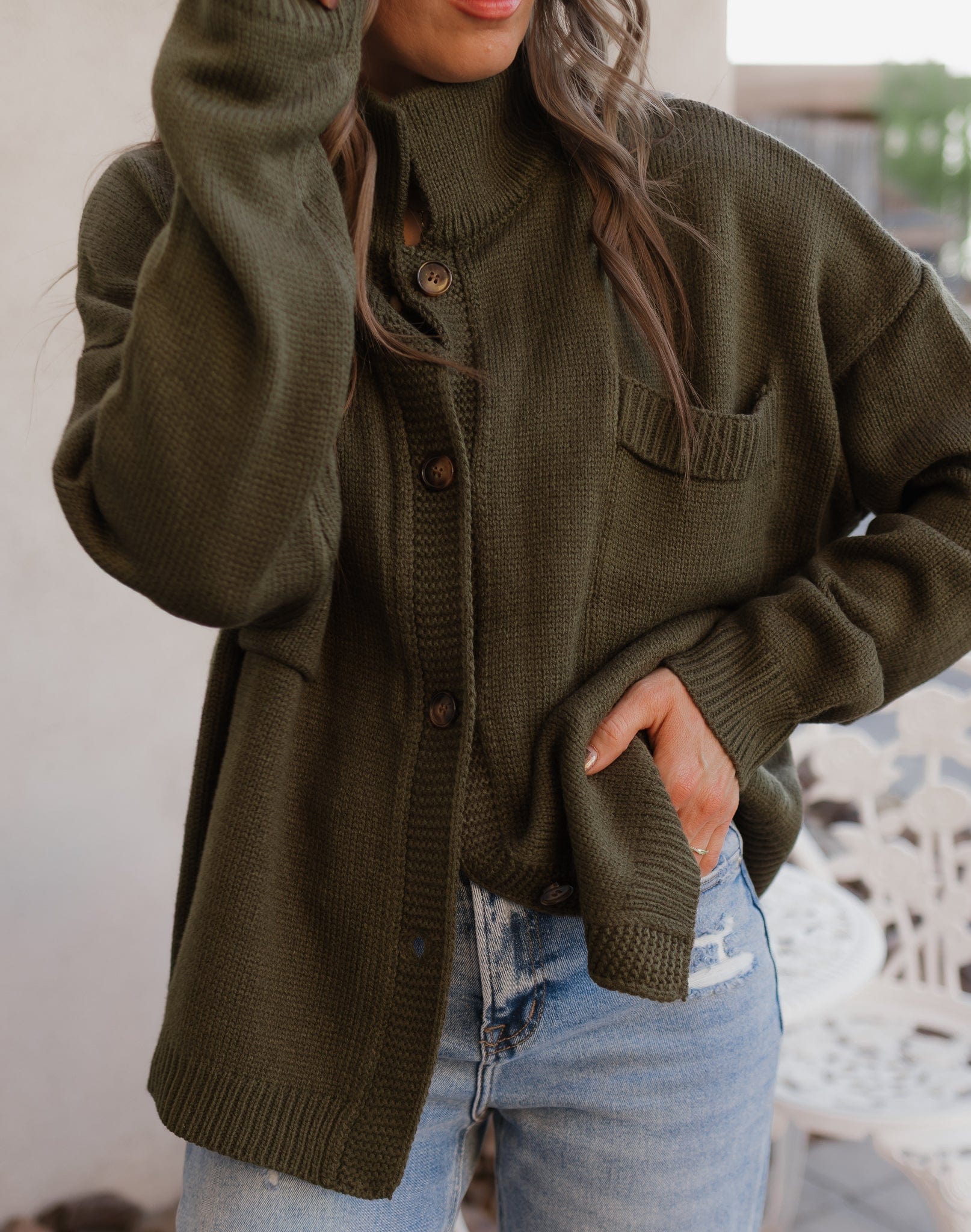 Softbound Button Pocket Cardigan Sweater-Tops-Krush Kandy, Women's Online Fashion Boutique Located in Phoenix, Arizona (Scottsdale Area)