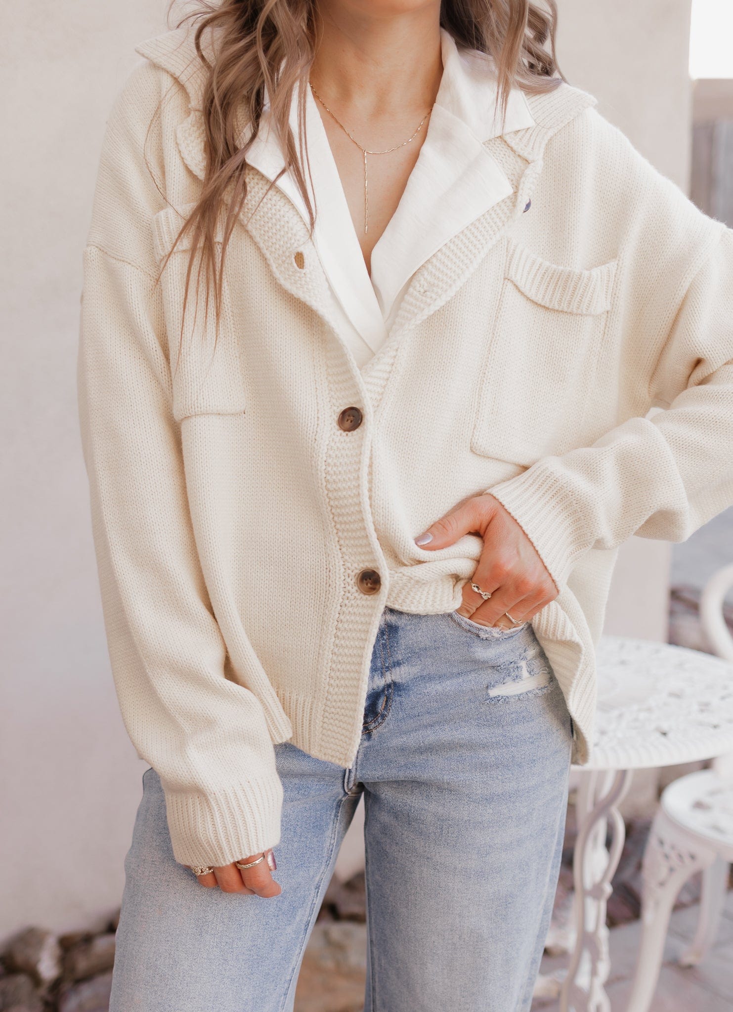 Softbound Button Pocket Cardigan Sweater-Tops-Krush Kandy, Women's Online Fashion Boutique Located in Phoenix, Arizona (Scottsdale Area)