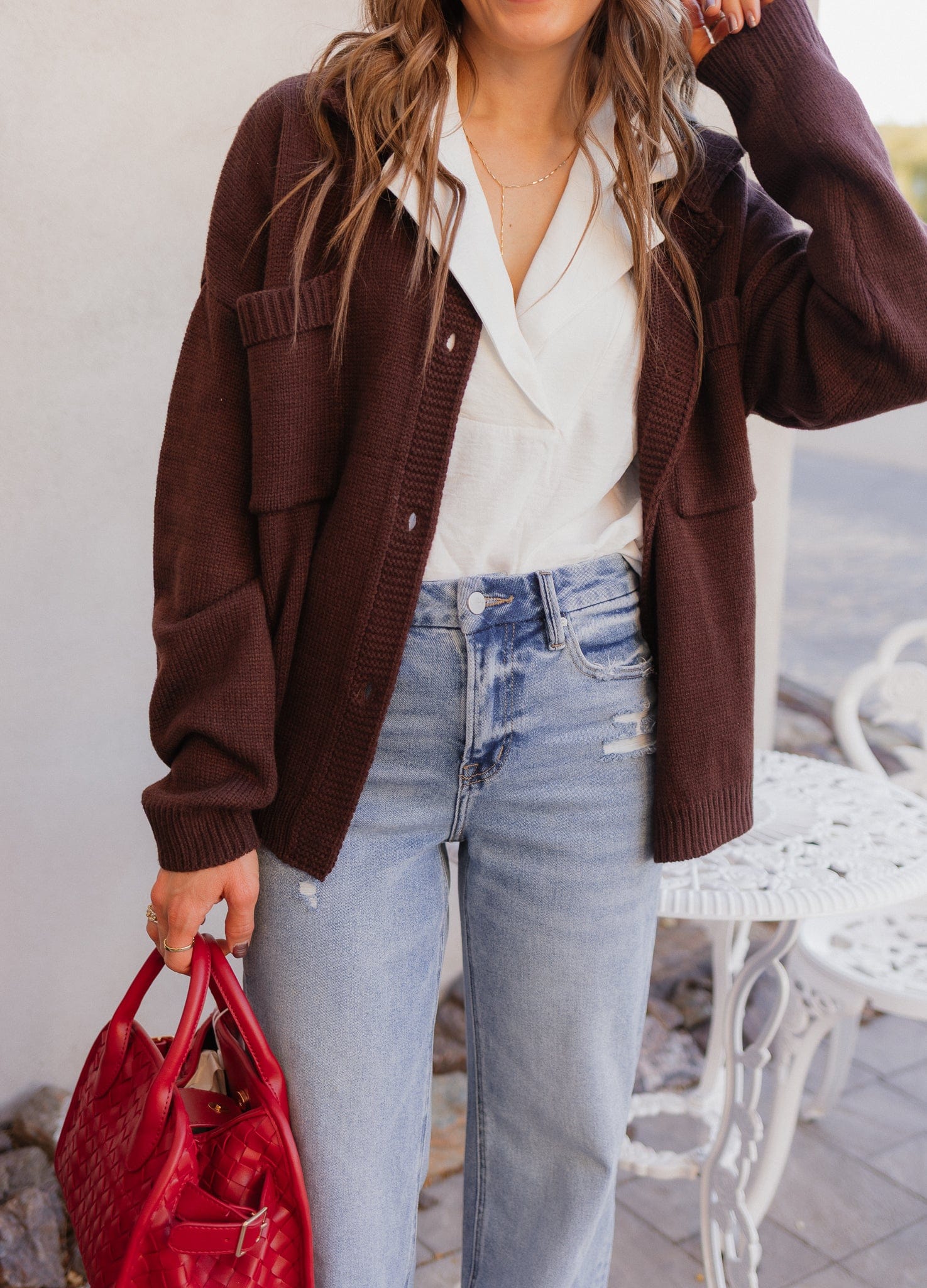 Softbound Button Pocket Cardigan Sweater-Tops-Krush Kandy, Women's Online Fashion Boutique Located in Phoenix, Arizona (Scottsdale Area)