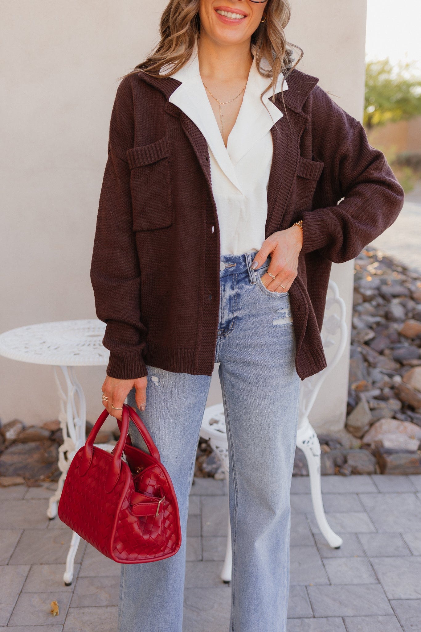 Softbound Button Pocket Cardigan Sweater-Tops-Krush Kandy, Women's Online Fashion Boutique Located in Phoenix, Arizona (Scottsdale Area)