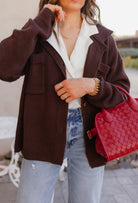 Softbound Button Pocket Cardigan Sweater-Tops-Krush Kandy, Women's Online Fashion Boutique Located in Phoenix, Arizona (Scottsdale Area)