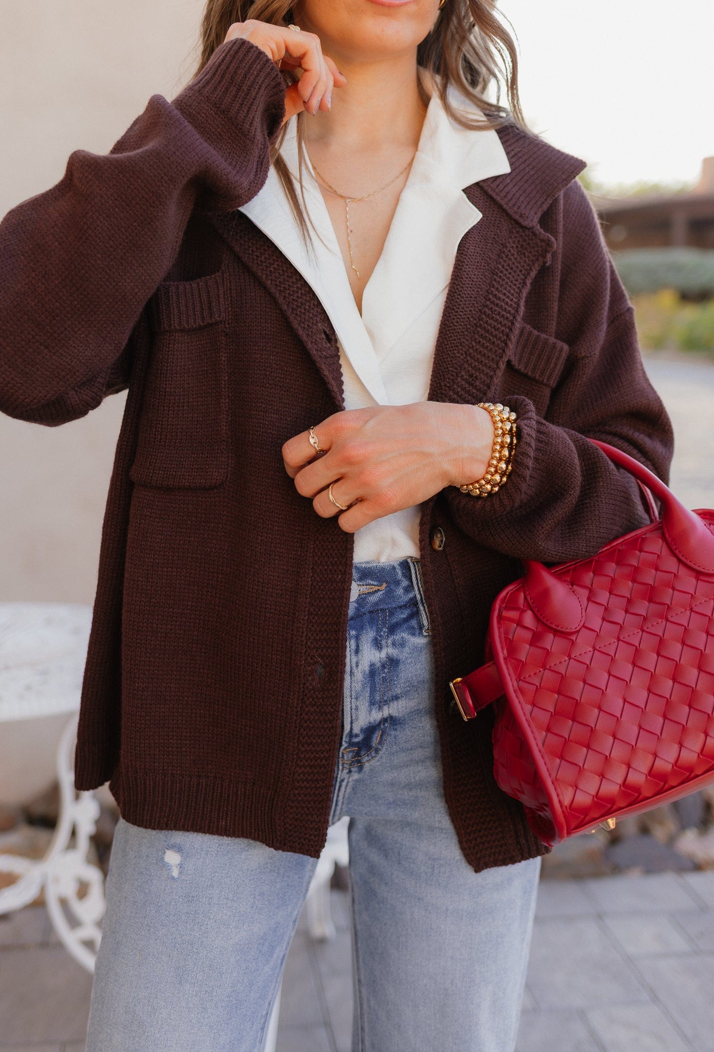 Softbound Button Pocket Cardigan Sweater-Tops-Krush Kandy, Women's Online Fashion Boutique Located in Phoenix, Arizona (Scottsdale Area)