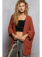 POL Long Sleeve Pockets Solid Sweater Cardigan-Cardigans-Krush Kandy, Women's Online Fashion Boutique Located in Phoenix, Arizona (Scottsdale Area)