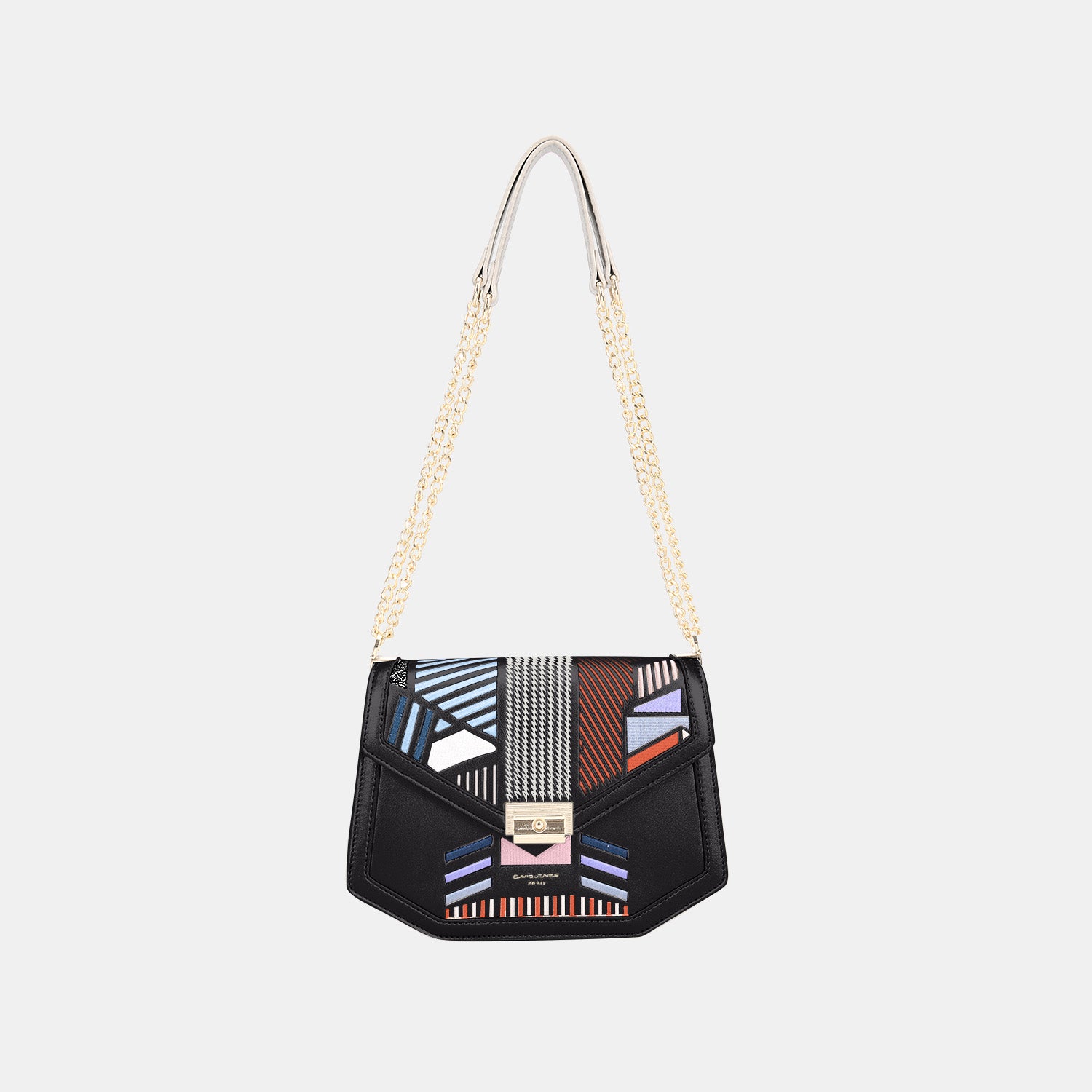 David Jones Geometric Print Crossbody Bag-Purses & Bags-Krush Kandy, Women's Online Fashion Boutique Located in Phoenix, Arizona (Scottsdale Area)