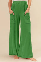 BiBi 2tone Cord Rib Waist Band Side Pocket Pants-Pants-Krush Kandy, Women's Online Fashion Boutique Located in Phoenix, Arizona (Scottsdale Area)