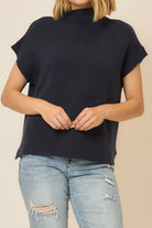 Sleeveless Knit Sweater Vest-Sweaters-Krush Kandy, Women's Online Fashion Boutique Located in Phoenix, Arizona (Scottsdale Area)