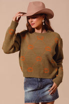 SO ME Pumpkin Rhombus Halloween Thanksgiving Sweater-Sweater-Krush Kandy, Women's Online Fashion Boutique Located in Phoenix, Arizona (Scottsdale Area)