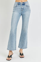 RISEN Full Size High Rise Ankle Flare Jeans-Krush Kandy, Women's Online Fashion Boutique Located in Phoenix, Arizona (Scottsdale Area)